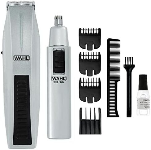 Wahl Mustache and Beard Trimmer with Precision Ground Blades and 8 Different Trimming Lengths - Model 5537-420 in Saudi Arabia