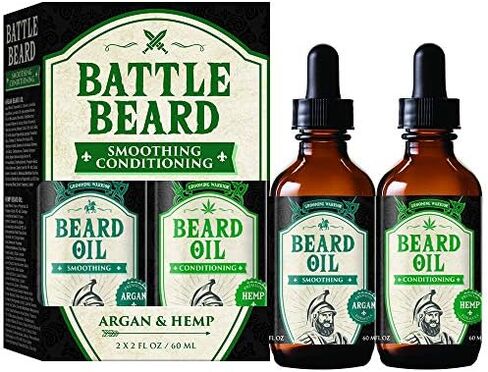 Grooming Warrior Beard Oil Duo, 4 Fl. Oz in Saudi Arabia