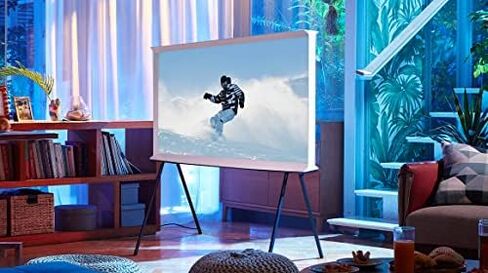 SAMSUNG 43-Inch Class The Sero LS05B Series - QLED 4K, Rotating screen, Matte Display, Premium Speakers Smart TV w/ Alexa Built-in (QN43LS05BAFXZA, Latest Model) in Saudi Arabia
