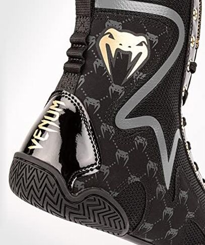 Venum Sports & Outdoor's Elite Boxing Shoes, Black, 9 in Saudi Arabia