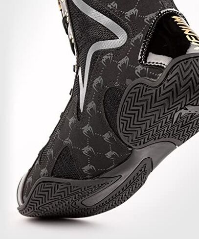 Venum Sports & Outdoor's Elite Boxing Shoes, Black, 9 in Saudi Arabia