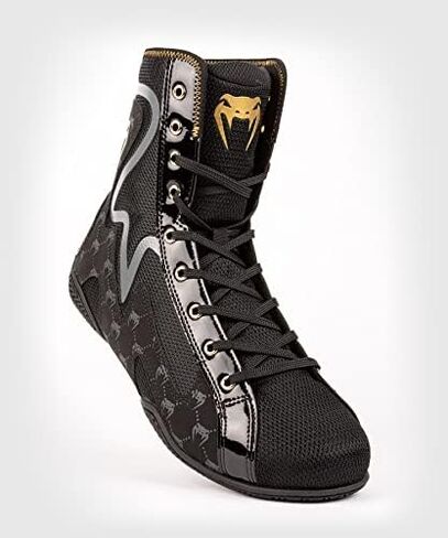 Venum Sports & Outdoor's Elite Boxing Shoes, Black, 9 in Saudi Arabia