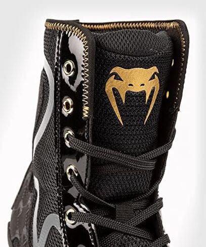 Venum Sports & Outdoor's Elite Boxing Shoes, Black, 12.5 in Saudi Arabia