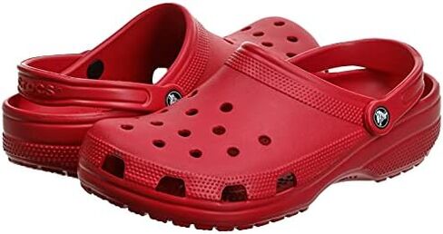 Crocs Men's and Women's Classic Clog w/Jibbitz Charms 5-Packs, Pepper/Xmas, 7 Women / 5 Men in Saudi Arabia