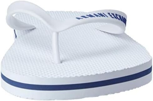 A|X Armani Exchange Men's Thong Sandal Flip-Flop, White, 46 Medium EU (13 US) in Saudi Arabia
