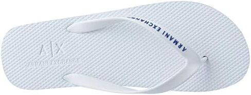 A|X Armani Exchange Men's Thong Sandal Flip-Flop, White, 46 Medium EU (13 US) in Saudi Arabia
