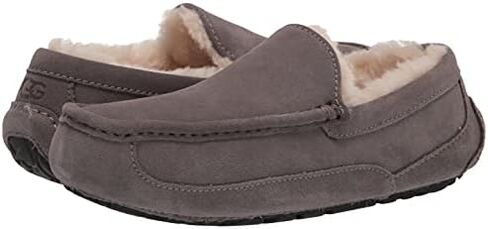 UGG Men's Ascot Slipper, Grey, 13 Wide in Saudi Arabia