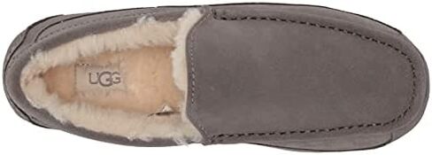 UGG Men's Ascot Slipper, Grey, 13 Wide in Saudi Arabia