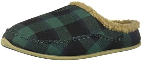 Deerstags Men's Nordic Slipper, Dark Green/Black, 7 Wide in Kuwait