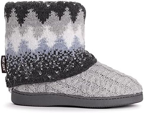 MUK LUKS mens Muk LuksÃ‚® Women's Raquel Slipper, Medium Grey Heather, Medium US in Saudi Arabia