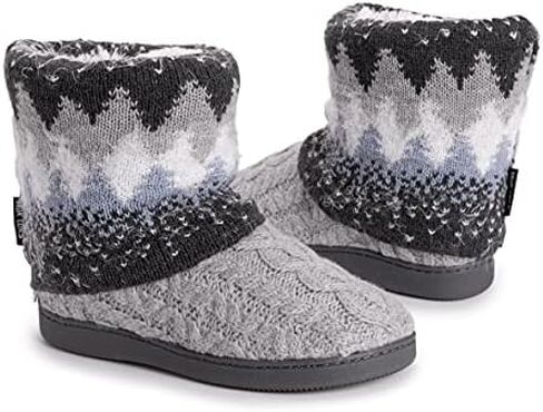 MUK LUKS mens Muk LuksÃ‚® Women's Raquel Slipper, Medium Grey Heather, Medium US in Saudi Arabia