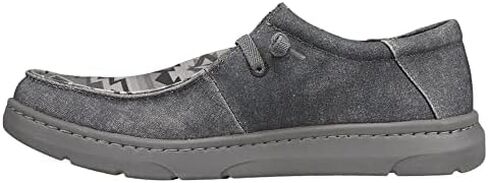 Ariat Men's MNS Hilo Stretch LACE CHRC/Gry AZC PRNT Loafer, Grey, 13 Wide in Saudi Arabia