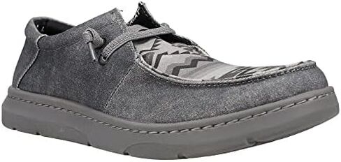 Ariat Men's MNS Hilo Stretch LACE CHRC/Gry AZC PRNT Loafer, Grey, 13 Wide in Saudi Arabia