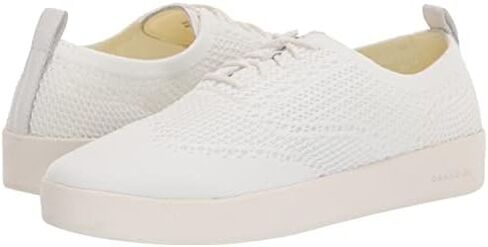 Cole Haan Women's Grandpro Contender Stitchlite Oxford Sneaker, Optic White Knit, 9 in Saudi Arabia