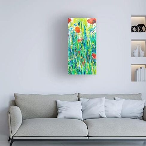 Trademark Fine Art 'Stately Red Poppies II' Canvas Art by Tara Funk Grim in Saudi Arabia
