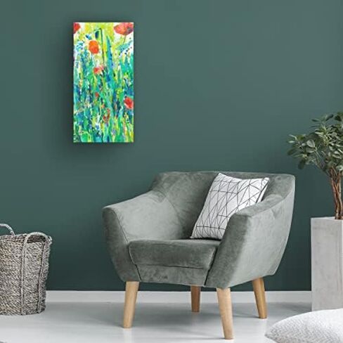 Trademark Fine Art 'Stately Red Poppies II' Canvas Art by Tara Funk Grim in Saudi Arabia