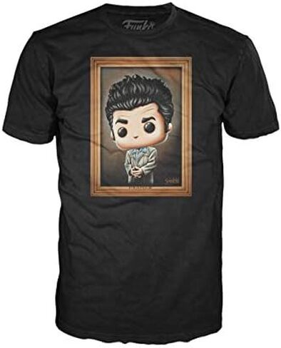 Funko Pop! Tees: Seinfeld - The Kramer - MD T-Shirt, Amazon Exclusive in Saudi Arabia