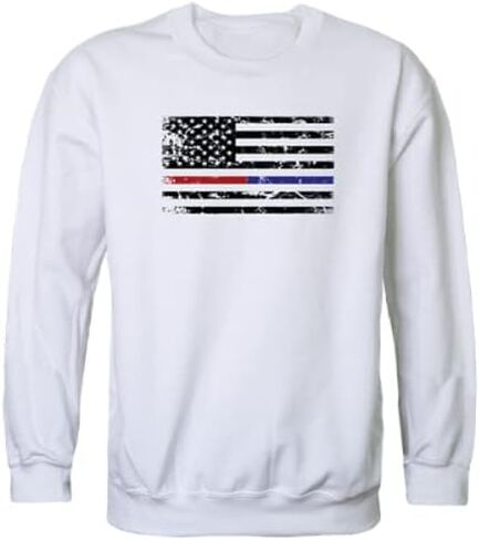 Rapid Dominance Graphic Crewneck Sweatshirt, White, Small in Saudi Arabia