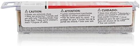 American Line Single Edge Razor Blades - 100-Pack - 0.012" Heavy Duty High Carbon Steel for Extra Durability and Long Life - 66-0448 in Saudi Arabia