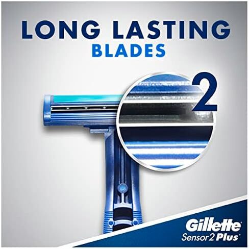 Gillette Sensor2 Plus Men’s Disposable Razors, 30 Razors in Saudi Arabia