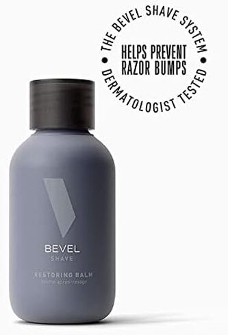 Bevel After Shave Balm for Men with Shea Butter and Jojoba Oil, Soothes and Cools Skin to Help Prevent Ingrown Hairs and Razor Bumps, 4 Fl Oz (Packaging May Vary) in Saudi Arabia