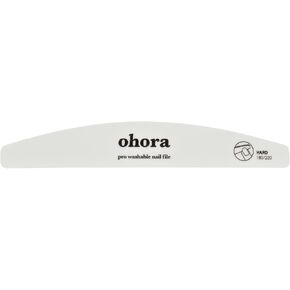 مبرد أظافر ohora Pro قابل للغسل (جانبي) - مشكل الأظافر ومشذب - حبيبات دقيقة على الوجهين للحصول على مظهر أكثر سلاسة - يخلق لمسة نهائية متسقة لا تشوبها شائبة - أداة احترافية للعناية بالأظافر in Kuwait