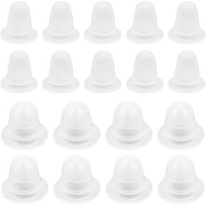 FERCAISH 200 Pcs Tattoo Ink Cups, Two Sizes of Silicone Pigment Cups Plastic Multipurpose Pigment Tattoo Ink Caps Cups Accessories Holder Cosmetic Tool in Kuwait