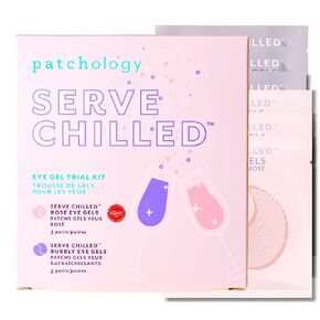 مجموعة العناية بالبشرة من باتشولوجي - تقدم أقنعة العين المبردة للهالات السوداء والانتفاخات - مجموعة سبا يومية للنساء ومفضلات حفلات توديع العزوبية تتميز بالنياسيناميد ورقعات العين بحمض الهيالورونيك in Kuwait