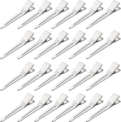 60 Pcs 1.8" Hairdressing Prong Curl Clips Styling Clips Curl Clips for Hair Salon, Barber for Hair Styling, Hair Coloring in Saudi Arabia