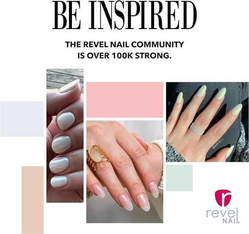 مجموعة بودرة غمس الأظافر من ريفيل - مجموعة بودرة غمس الكروم، مجموعة مانيكير مع مسحوق أظافر غمس ومجموعة سائل مسحوق غمس in Kuwait