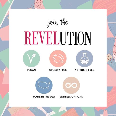 مجموعة بودرة غمس الأظافر من ريفيل - مجموعة بودرة غمس الكروم، مجموعة مانيكير مع مسحوق أظافر غمس ومجموعة سائل مسحوق غمس in Kuwait