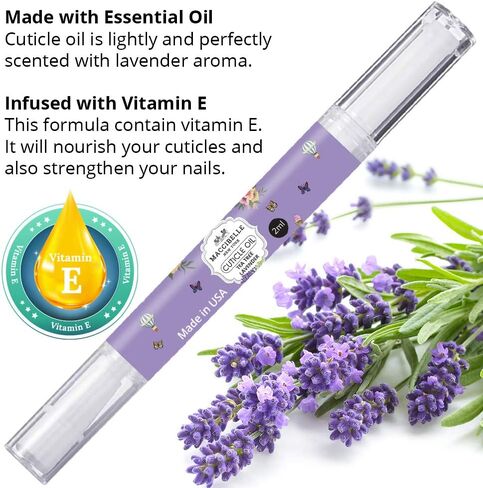 Maccibelle Pure Cuticle & Nail Oil Pen 2ml Heals Dry Cracked Cuticles (Crisp Lemon) in Kuwait