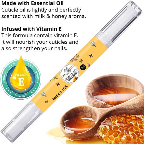 Maccibelle Pure Cuticle & Nail Oil Pen 2ml Heals Dry Cracked Cuticles (Crisp Lemon) in Kuwait