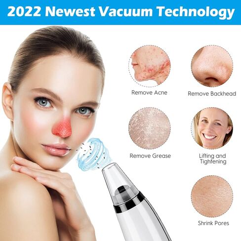 2022 New Version Blackhead Vacuum Remover Acne Remover,Facial Pore Cleanser ye Makeup Brushes, Eye Makeup Brush Set Professional Eyeshadow Brush Set (A1) in Kuwait