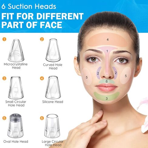 2022 New Version Blackhead Vacuum Remover Acne Remover,Facial Pore Cleanser ye Makeup Brushes, Eye Makeup Brush Set Professional Eyeshadow Brush Set (A1) in Kuwait