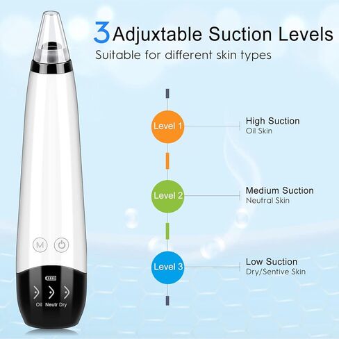 2022 New Version Blackhead Vacuum Remover Acne Remover,Facial Pore Cleanser ye Makeup Brushes, Eye Makeup Brush Set Professional Eyeshadow Brush Set (A1) in Kuwait