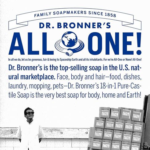 Dr. Bronner's - Pure-Castile Liquid Soap (32 Ounce Variety 3-Pack) Peppermint, Baby Unscented, Lavender - Made with Organic Oils, 18-in-1 Uses: Face, Body, Hair, Laundry, Concentrated, Vegan in Kuwait