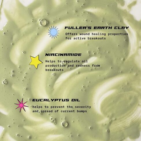 ROSEN Earth Cleanser | Face Wash for Acne and Breakouts | Zinc Oxide and Niacinamide Cleanser in Kuwait