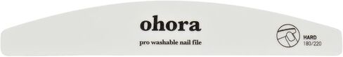 مبرد أظافر ohora Pro قابل للغسل (جانبي) - مشكل الأظافر ومشذب - حبيبات دقيقة على الوجهين للحصول على مظهر أكثر سلاسة - يخلق لمسة نهائية متسقة لا تشوبها شائبة - أداة احترافية للعناية بالأظافر in Kuwait