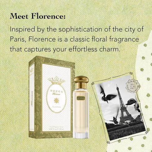 Tocca Florence Women's Perfume, 0.68 oz (20 ml) - Classic Floral, Bergamot, Pear, Gardenia Fragrance in Saudi Arabia