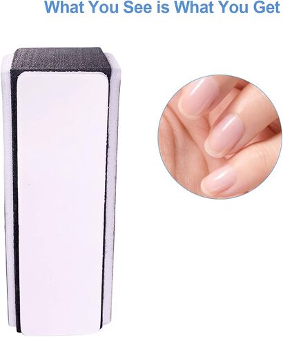 Nail Buffer Block (10 Pack), Nail Shine Buffers Blocks Files for Natural and Acrylic Nails, All-in-One Nail Smoother Buffing Block Polisher Fingernail File 100/600/3000 Grit for Buffing Shinning in Saudi Arabia