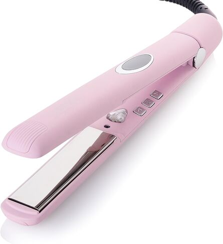 Sleek’e Hair Infrared 2" Wide Flat Iron Professional Ceramic Tourmaline-Infused Titanium Straightener (2inch, Black and Rose Gold) in Saudi Arabia