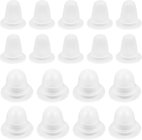 FERCAISH 200 Pcs Tattoo Ink Cups, Two Sizes of Silicone Pigment Cups Plastic Multipurpose Pigment Tattoo Ink Caps Cups Accessories Holder Cosmetic Tool in Saudi Arabia