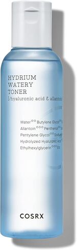 COSRX Hydrium Watery Toner, 150ml / 5.07 fl.oz | Hyaluronic Acid Moisturizing Korean Toner | Hyaluronic Acid, Allantoin, Panthenol | Korean Skin Care, Not Tested on Animals, Paraben Free in Saudi Arabia