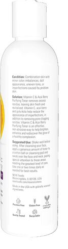 NOW Solutions, Vitamin C and Acai Berry Purifying Toner, Brightening System, Removes Pore-Clogging Residue, 8 Fl Oz (Pack of 1) in Saudi Arabia