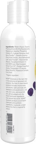 NOW Solutions, Vitamin C and Acai Berry Purifying Toner, Brightening System, Removes Pore-Clogging Residue, 8 Fl Oz (Pack of 1) in Saudi Arabia
