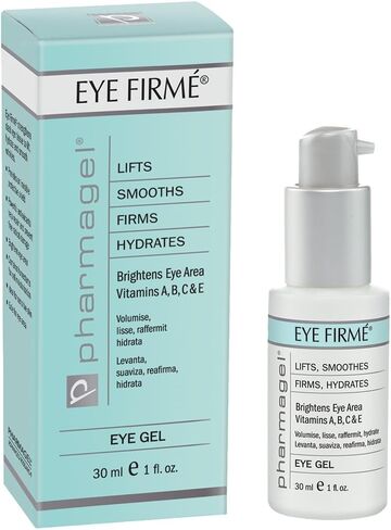 Pharmagel Eye Firme | Eye Gel for Natural Firming, Puffiness, and Wrinkles | Dark Circles Under Eye Treatment | Under Eye Bags Treatment - 1 fl. oz. in Saudi Arabia