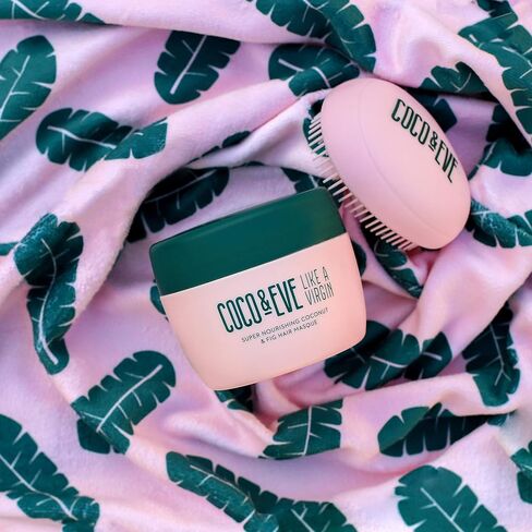 مجموعة ذاتس ايه راب من كوكو اند ايف قناع للشعر وفرشاة لتخفيف التشابك ومنشفة شعر بألياف ميكرو من أجل كل أنواع الشعر in Kuwait