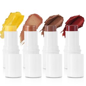 مجموعة ثلاثية اللوازم المتعددة من ميكولي، عصا الكونتور، عصا أحمر الخدود، قلم تظليل، قلم مرطب، 4 في 1، عصا تظليل عجائب ثلاثية الأبعاد، عصي ماكياج كريمي للوجه للعين والشفاه in Kuwait