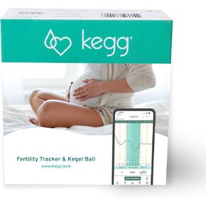 kegg Fertility Tracker + Free Fertility App | 12-Month Pregnancy Warranty | No Recurring Costs | Predicts Fertile Window | Helps Exercise Pelvic Floor Muscles in Saudi Arabia